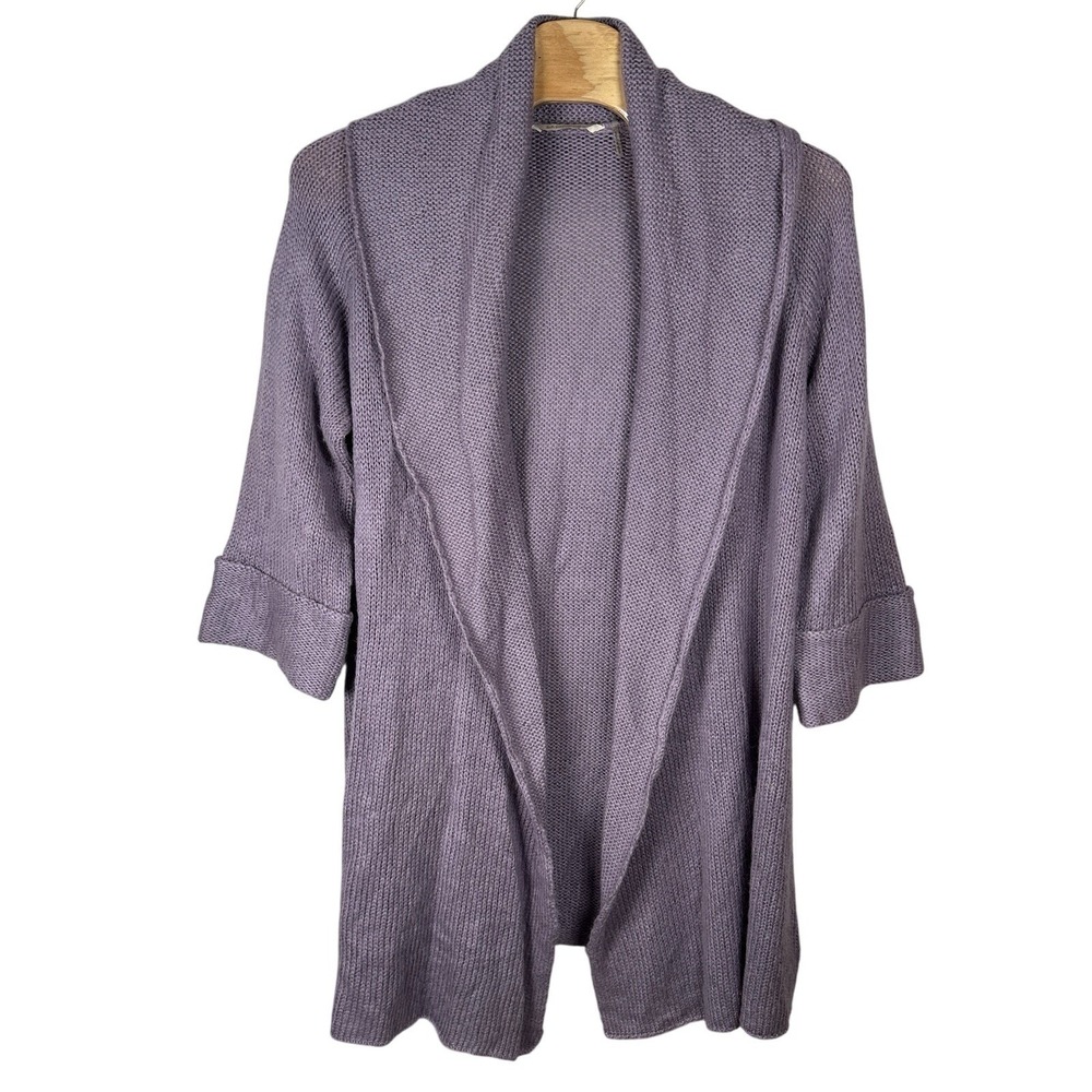 Soft Surroundings Telluride Lilac Long Duster Wool Mohair Cardigan Coatigan‎ 1X